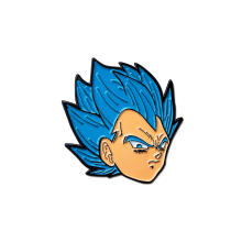 Factory customized metal pin accessories Dragon Ball Monkey Soft enamel pin